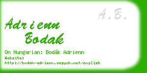 adrienn bodak business card
